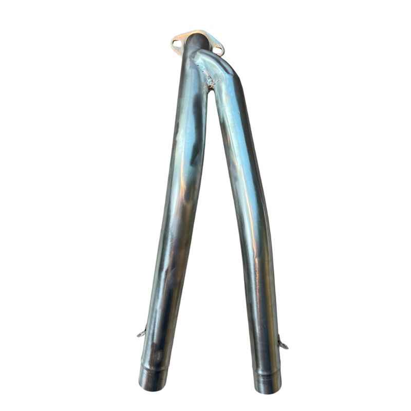Stainless steel dual header pipe for Yamaha XSR155 performance exhaust system